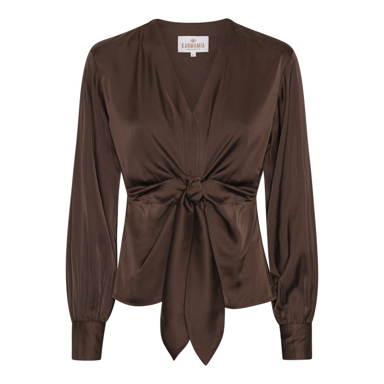 Blair blouse Karmamia, cocoa