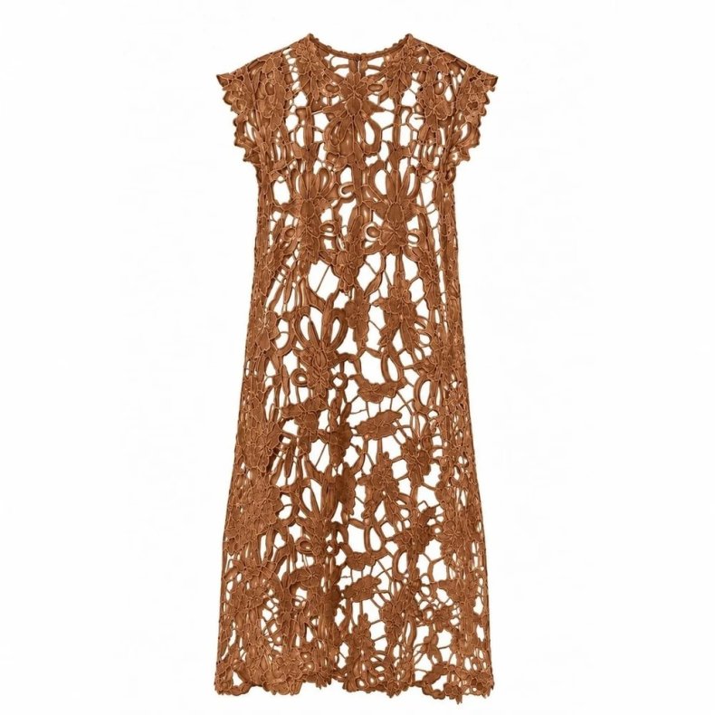 Bodil lace dress Tim &amp; Simonsen, coffee