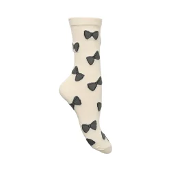 Bow socks Lolly Laundry, creme