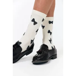 Bow socks Lolly Laundry, creme