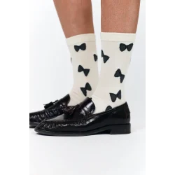 Bow socks Lolly Laundry, creme