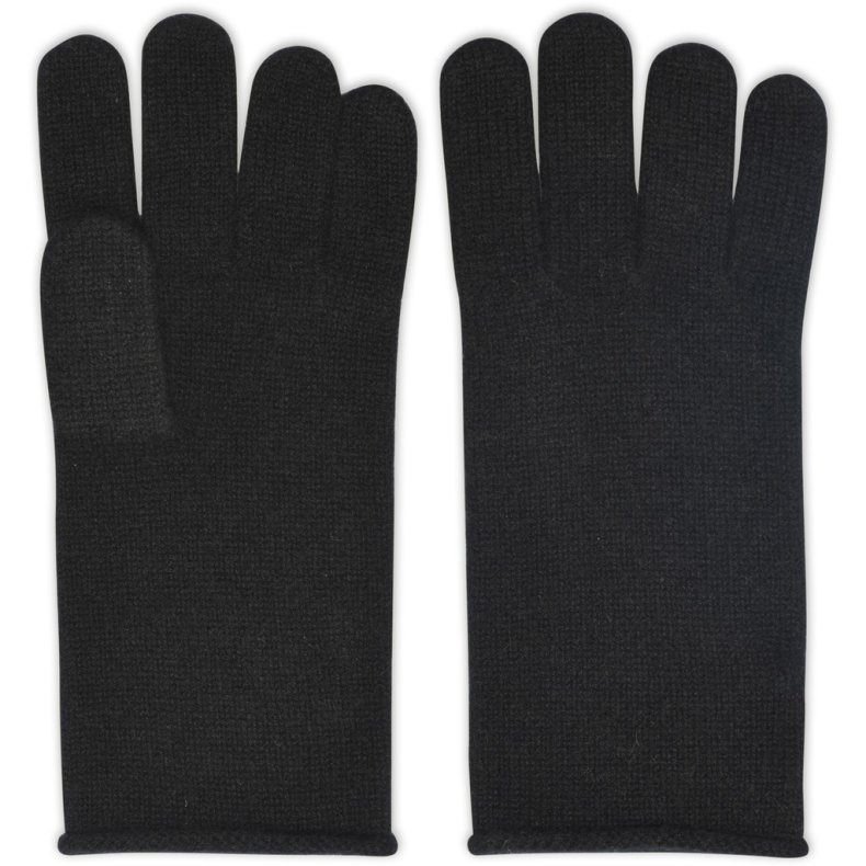 Canazei cashmere gloves Frau, black