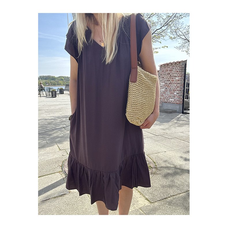 Sunrise crop dress Co'Couture, mocca