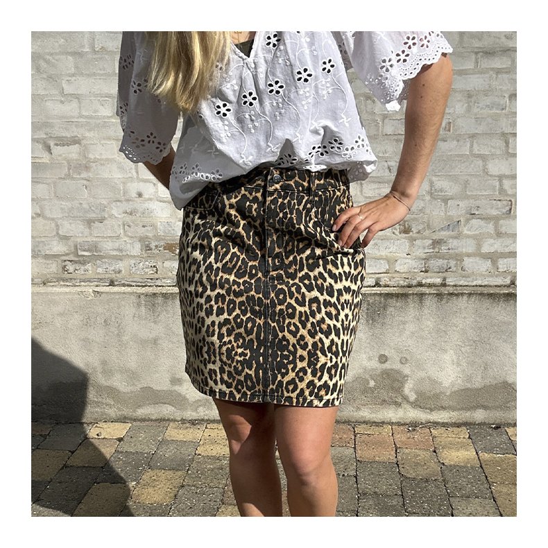 Leo denim skirt Co'Couture, khaki