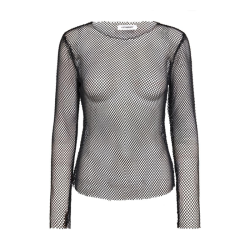 Krystal net blouse Co'Couture, black