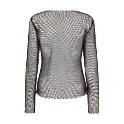 Krystal net blouse Co'Couture, black