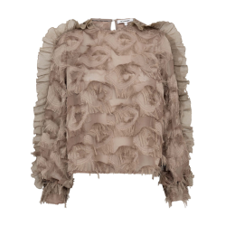 Syra structure blouse Co'Couture, walnut