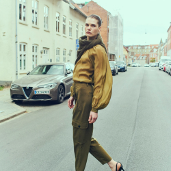 CMTILLY BLOUSE copenhagen muse, cedar