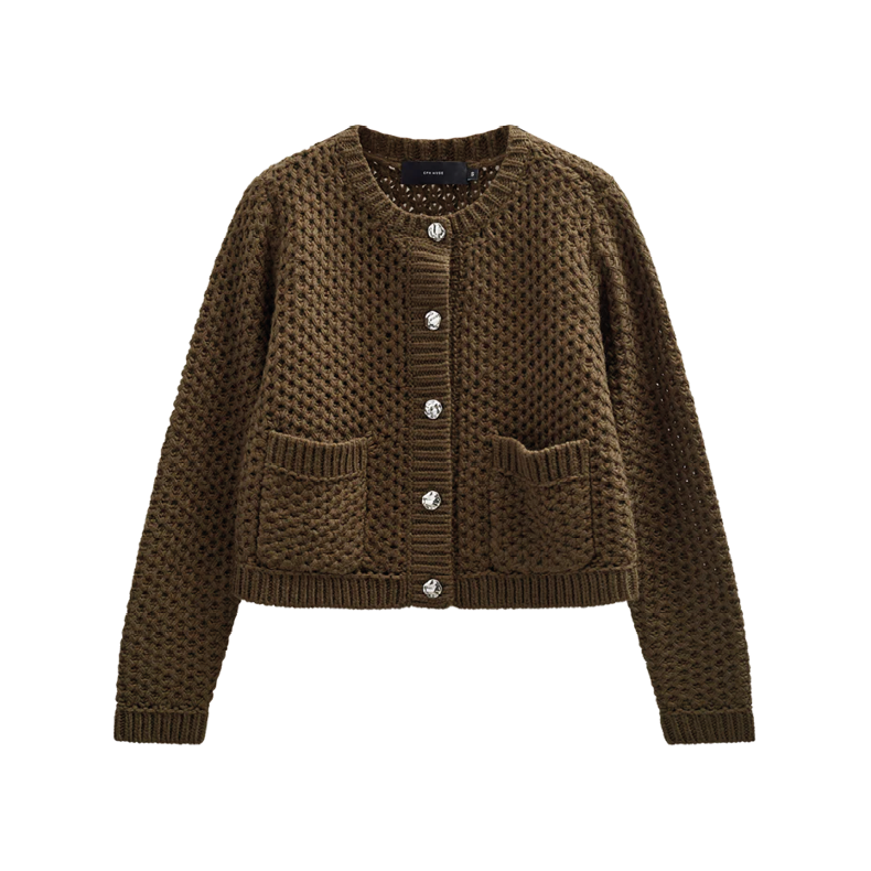 CMCOLETTE CARDIGAN copenhagen muse, dark olive
