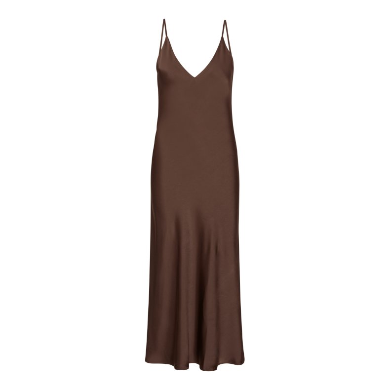 Camisole dress Karmamia, semi rich brown