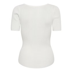 Claire rib tee Co'Couture, off white
