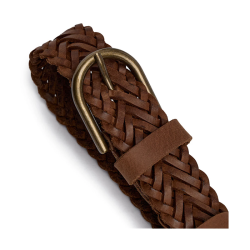 Jeans belt Depeche, cognac