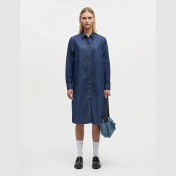 Air denim crissy dress Mads N�rgaard, mid blue denim