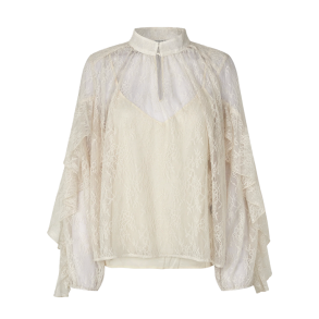 Sybell lace blouse Second Female, soft beige