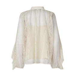 Sybell lace blouse Second Female, soft beige