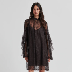 Sybell lace dress Second Female, chocolate torte