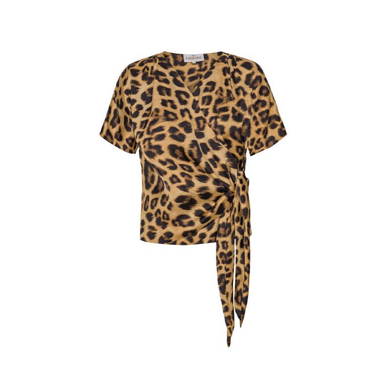 Dagmar blouse Karmamia, leopard