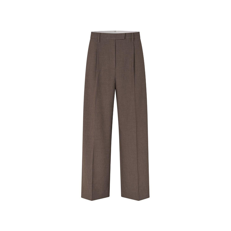 Dakota trousers Second Female, mid brown melange