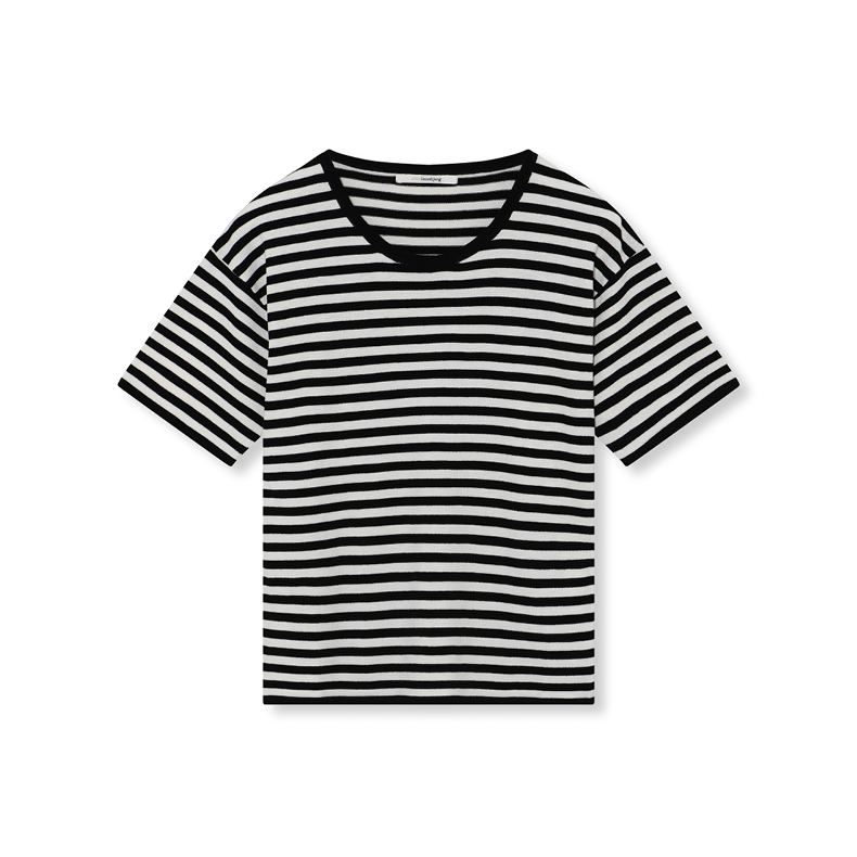 Dolly t-shirt Sibin Linnebjerg, black/off white