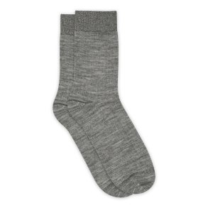 Erina wool rib sock MP Denmark, grey melange