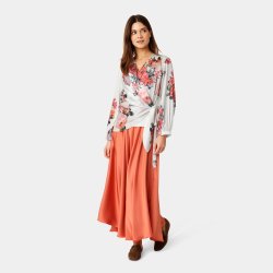 Elena blouse Karmamia, fiori blanc