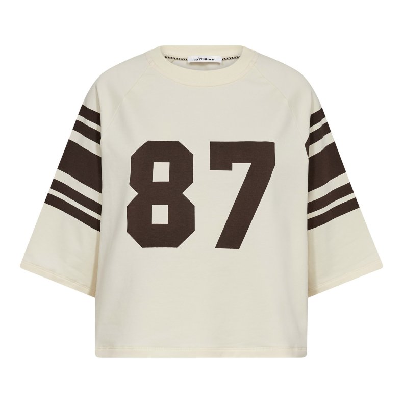 Ely 87 tee sweat Co'Couture, bone/brown