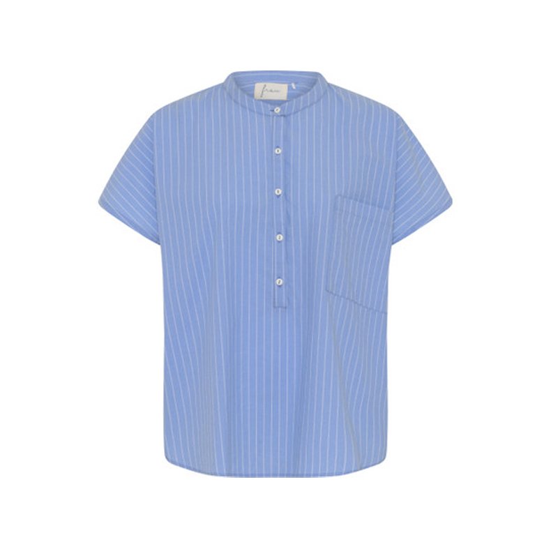 Colombo ss top bd Frau, hydrangea stripe