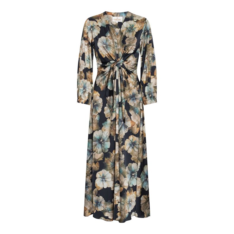 Faye dress Karmamia, maxi floral
