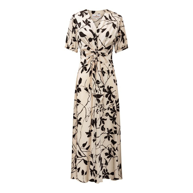 Faye dress Karmamia, mono floral