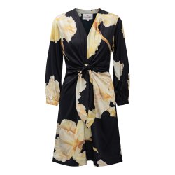 Faye mini dress Karmamia, gold maxi flower