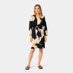 Faye mini dress Karmamia, gold maxi flower