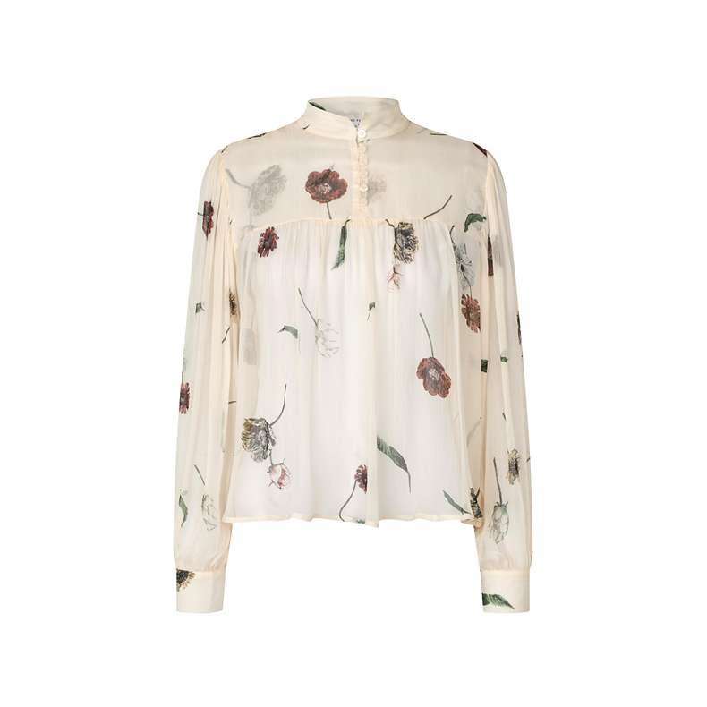 Florala blouse Second Female, summer sand