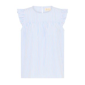 Stockholm top BC Frau, blue cameo stripe