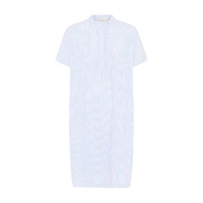 Seoul ss frill dress BC Frau, blue cameo stripe
