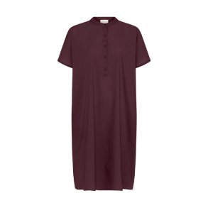 Seoul ss dress Frau, red mahogany