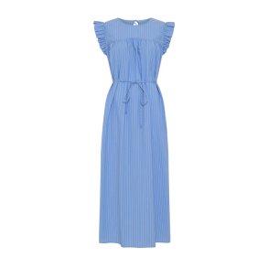 Stockholm sl long dress Frau, hydrangea stripe