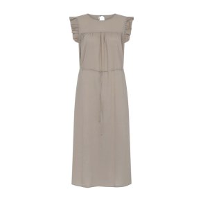 Stockholm linen sl long dress Frau, pure cashmere