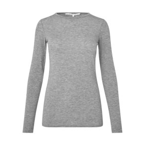 Matima O-neck Tee Second Female, grey melange