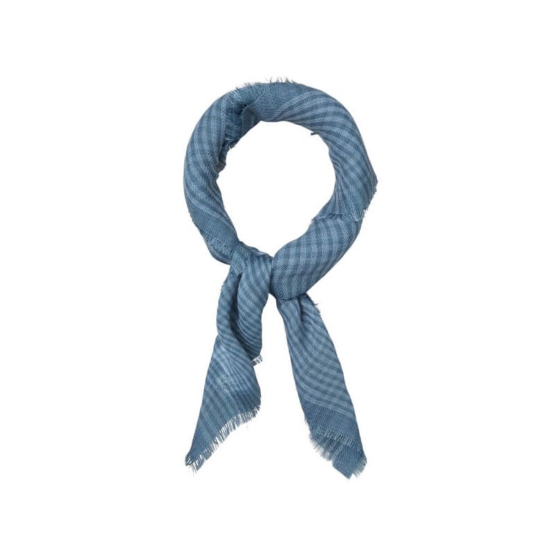 Gingham wica scarf Beck Sndergaard, coronet blue