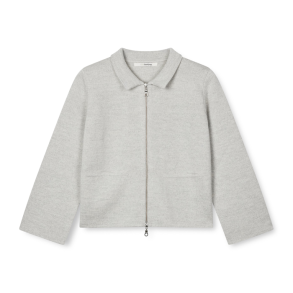 Giselle cardigan Sibin Linnebjerg, light melange grey