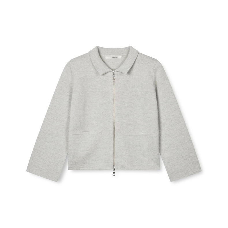 Giselle cardigan Sibin Linnebjerg, light melange grey