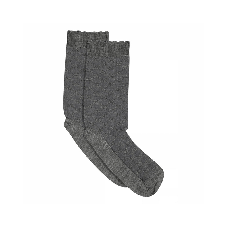 Grace socks MP Denmark, medium grey melange