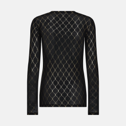 Blouse w/print Hype the Detail, gold