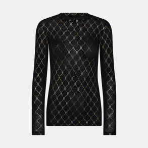 Blouse w/print Hype the Detail, gold