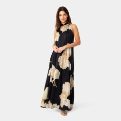 Heather dress Karmamia, gold maxi flower