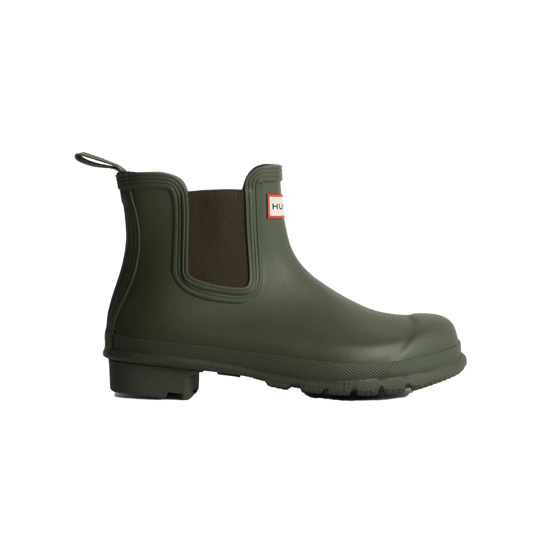 Unisex elements elastic chelsea boot Hunter, dark olive