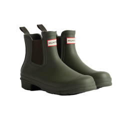 Unisex elements elastic chelsea boot Hunter, dark olive