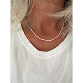 Ana halsk�de Annavii, rosa-turquoise