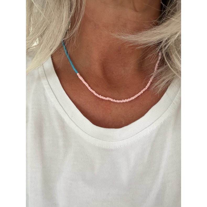 Ana halsk�de Annavii, rosa-turquoise