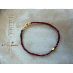 Nuri bracelet 1018 Annavii, maroon